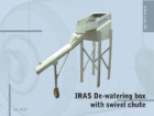 0127 De-watering box with swivel chute