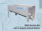 0232 IRAS Suction Bin with V-shaped inclined bottom