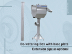 0239 De-watering Box with base plate Extension pipe as optional
